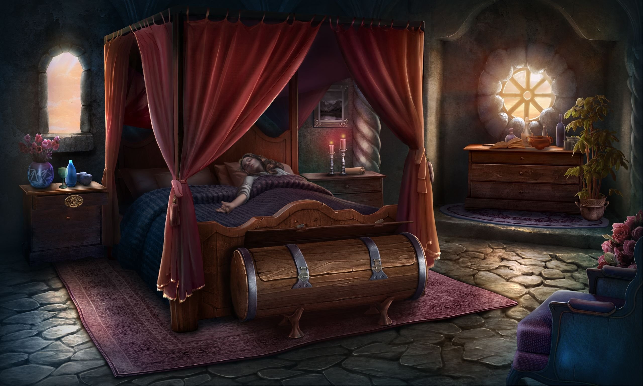 Спальня в волшебном стиле