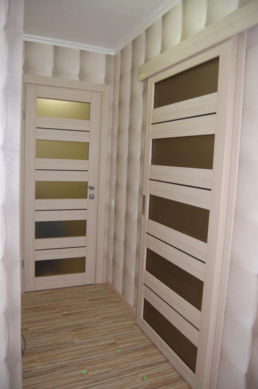 Дверь межкомнатная Дюплекс беленый дуб