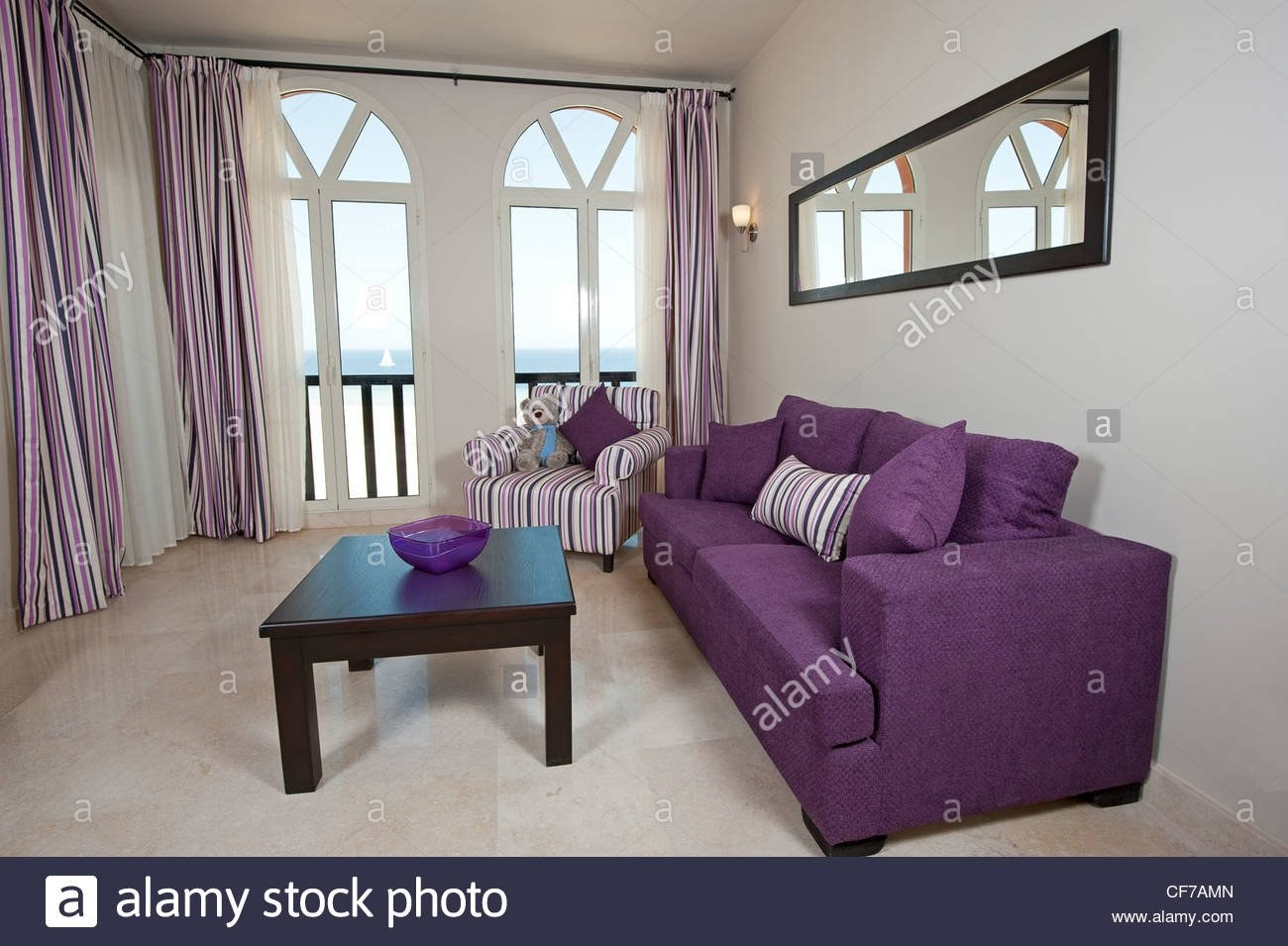 Сиреневые шторы в интерьере гостиной (39 фото) - красивые картинки и HD .