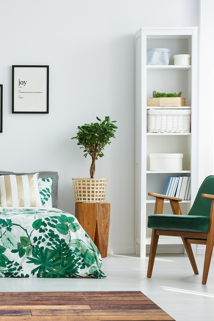 Растительный орнамент в интерьере