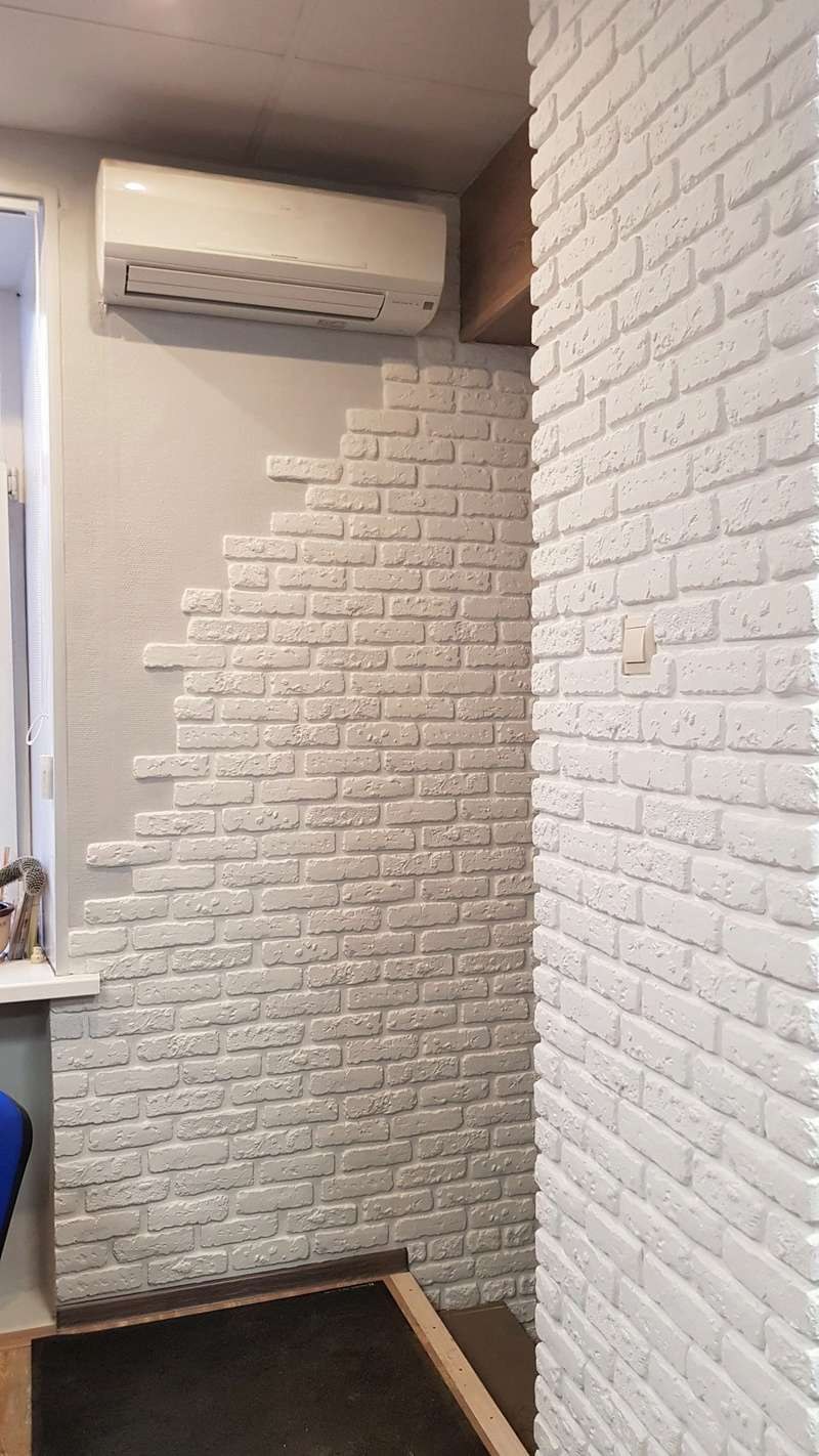 Декоративные кирпичики на стену