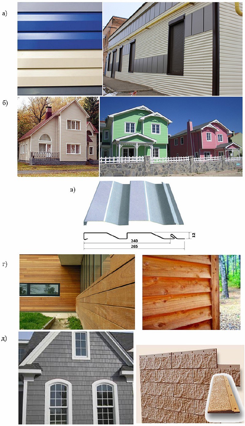 Виды сайдинга