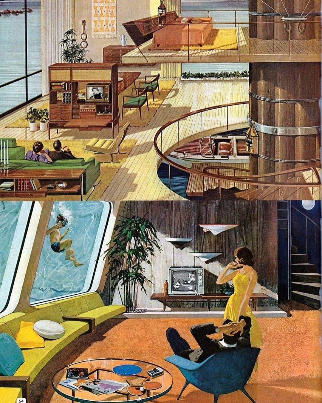 Ретрофутуризм Mid Century Modern