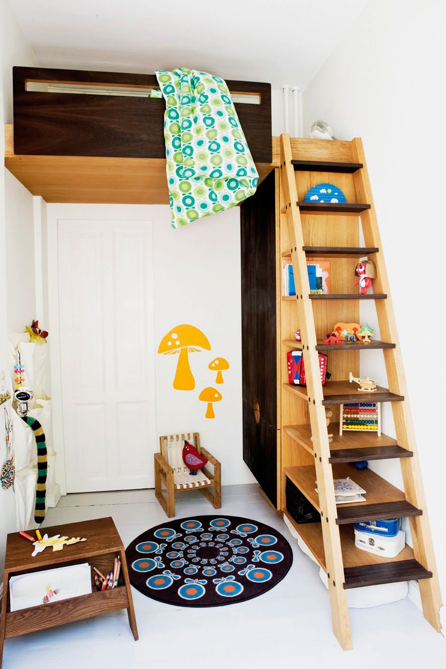 Антресольный второй ярус кровать чердак