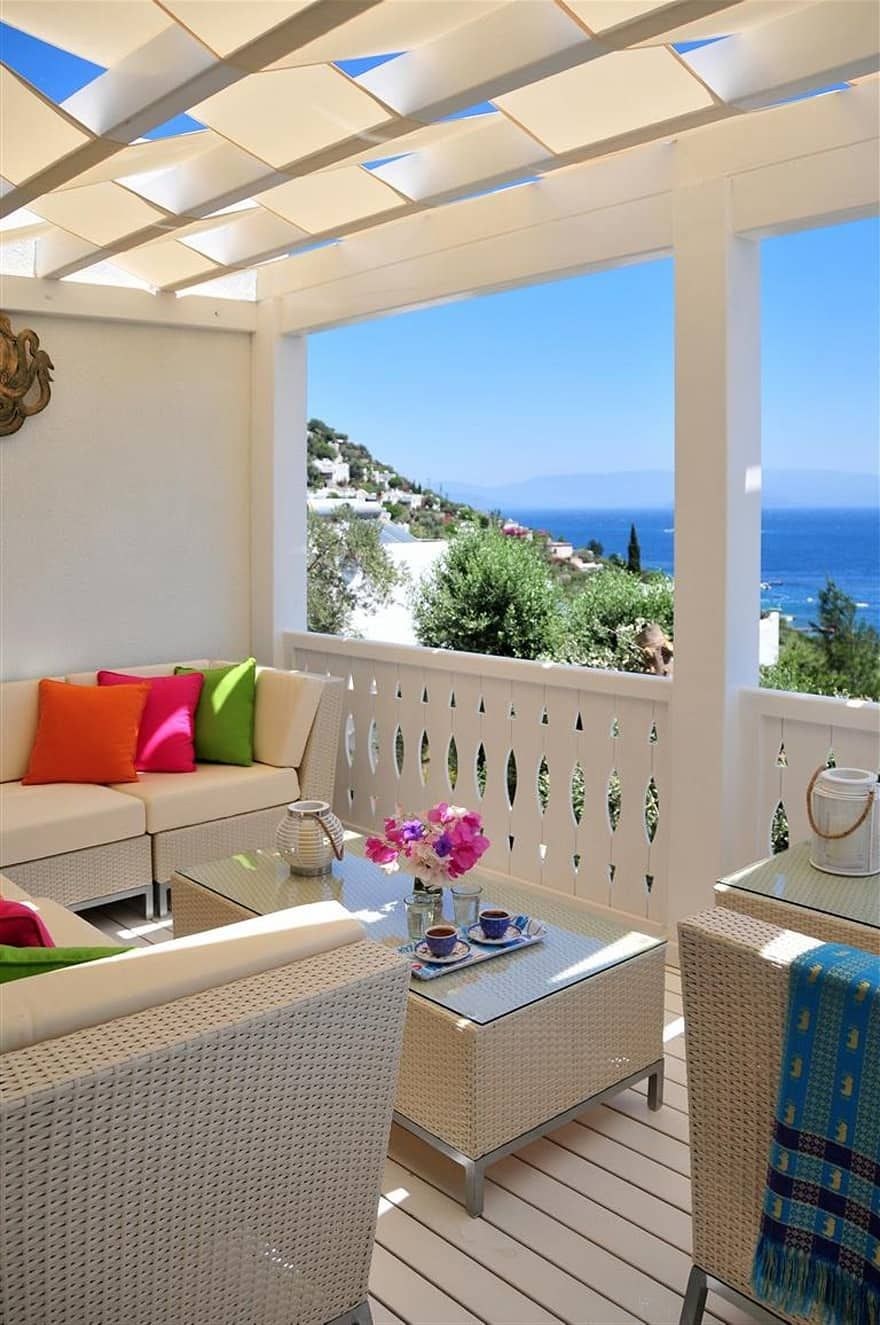 Веранда в средиземноморском стиле