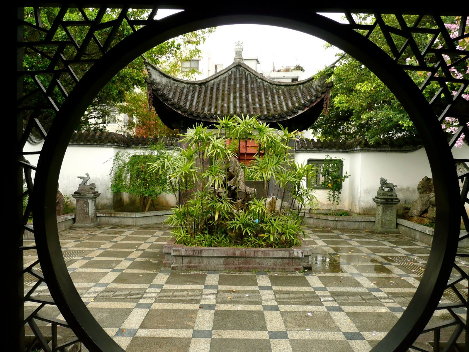 Зимний сад в китайском стиле