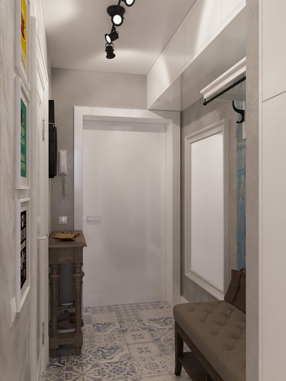 фото реальных маленьких коридоров в квартирах