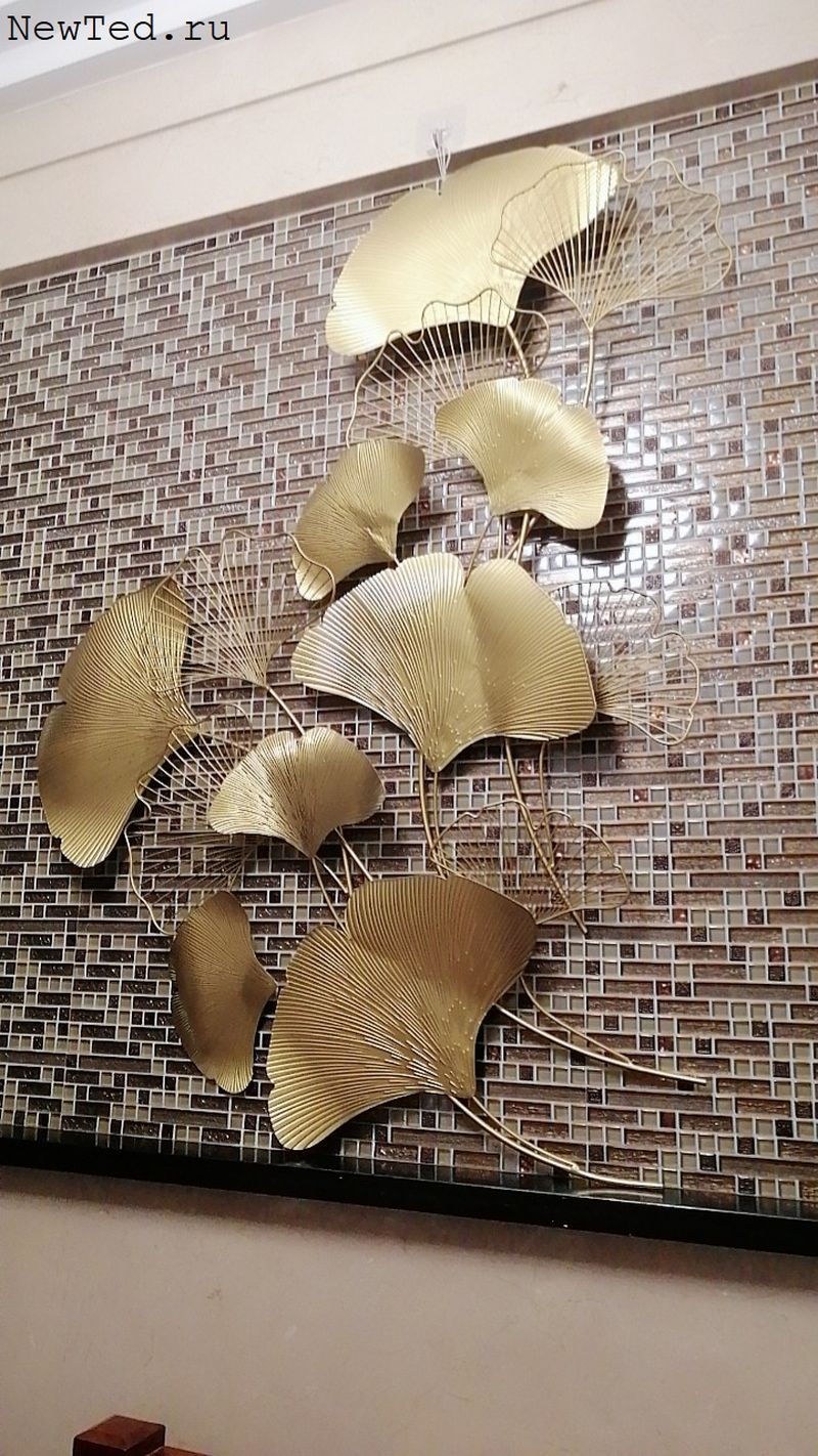 Панно из металла в интерьере