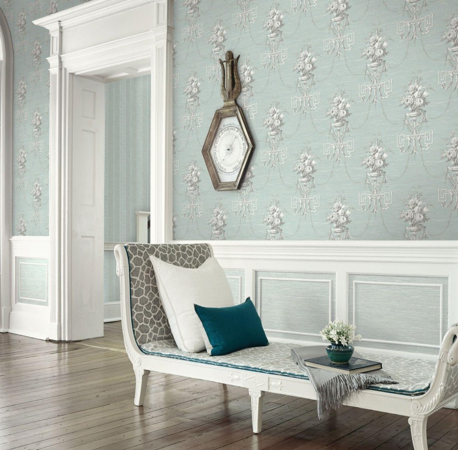 Обои в стиле Ампир для гостиной