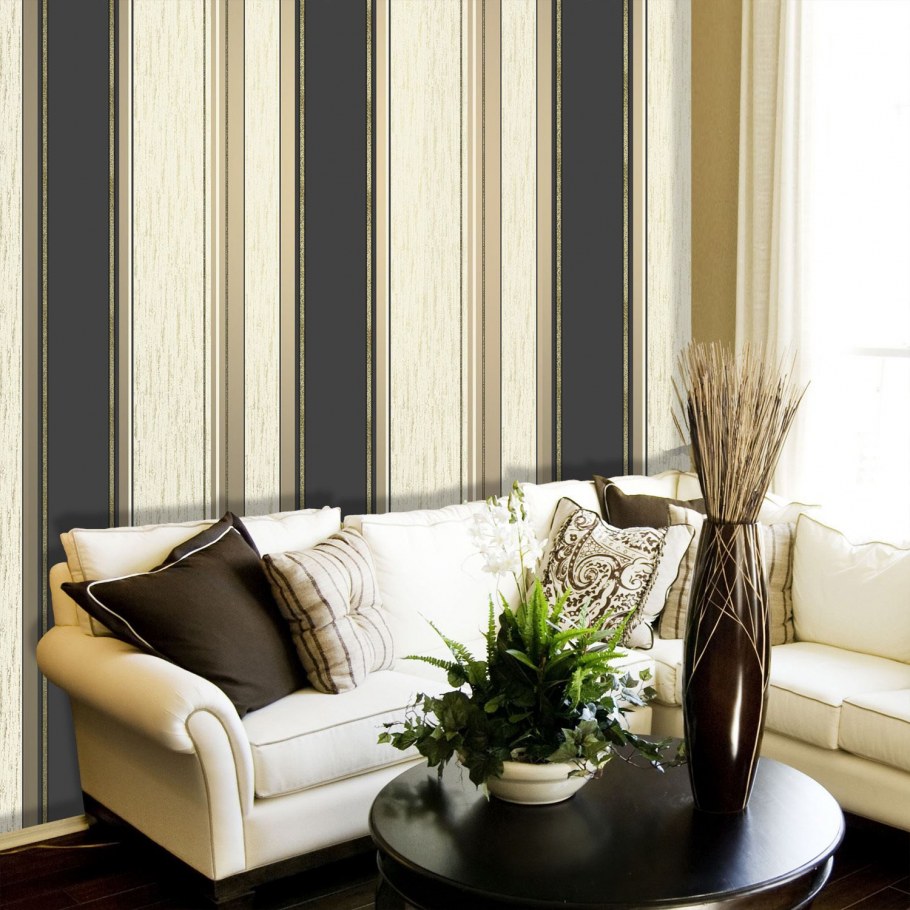 Полоска в классическом интерьере