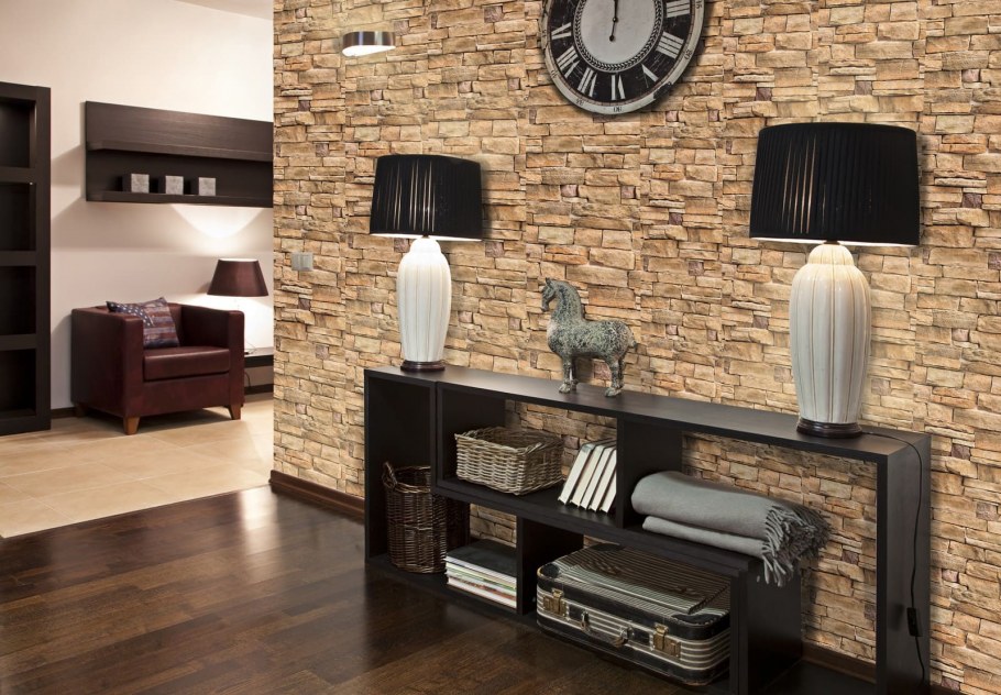 Сланец в интерьере