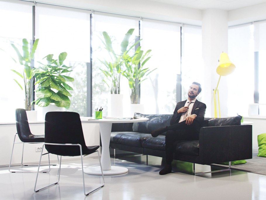 Зона отдыха в офисе