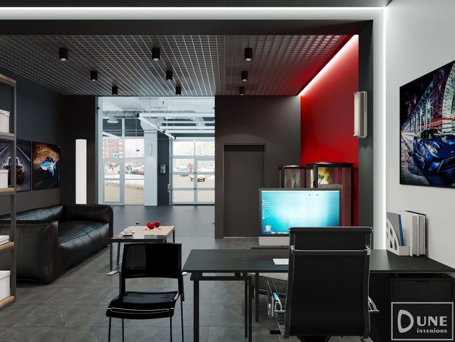 Клиентская зона в автосалоне