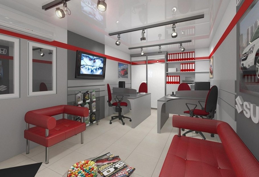 Клиентская зона в автосервисе