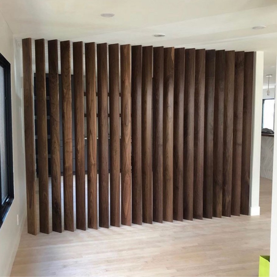 Ограждение лестницы из реек