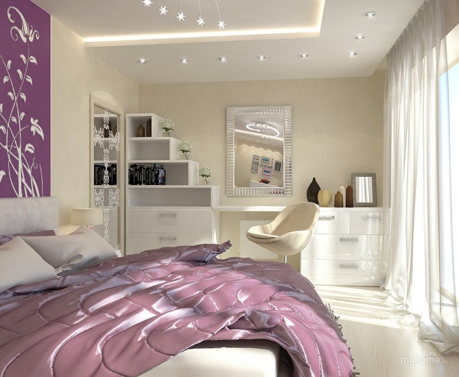 Сиреневая спальня