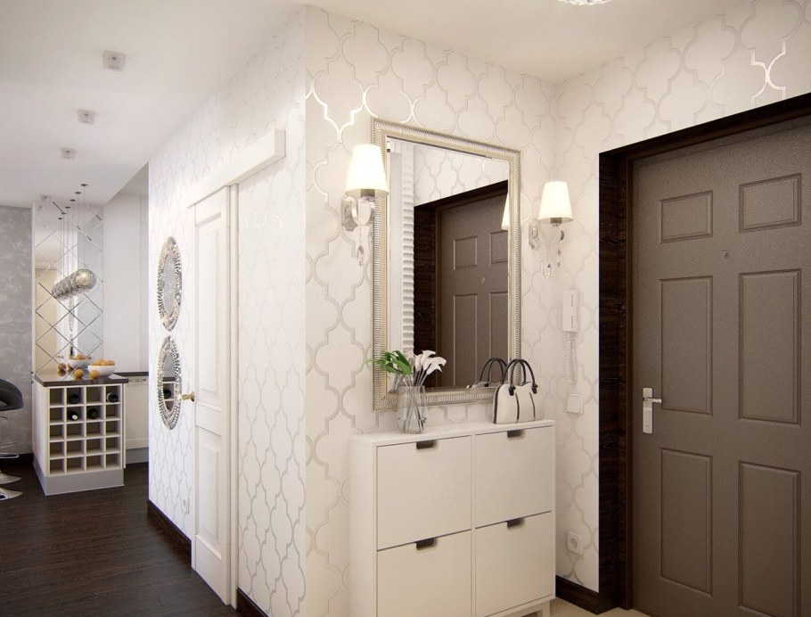 Белая прихожая