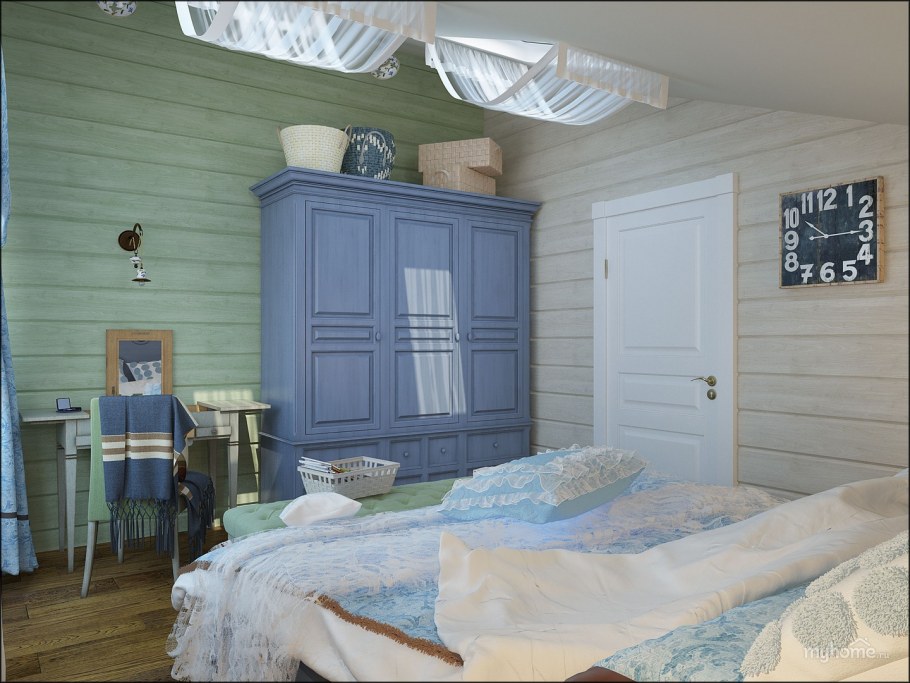 Интерьер в деревянном доме