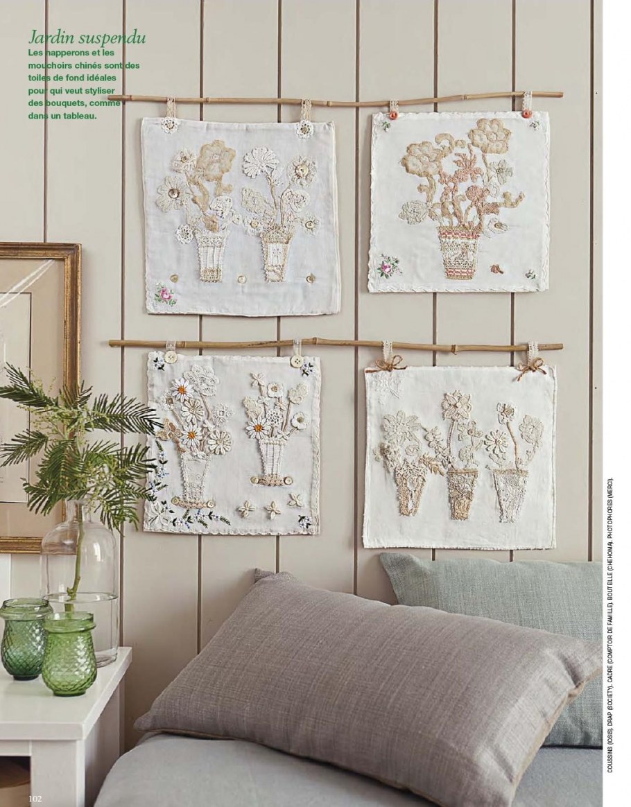 Вышивка в интерьере