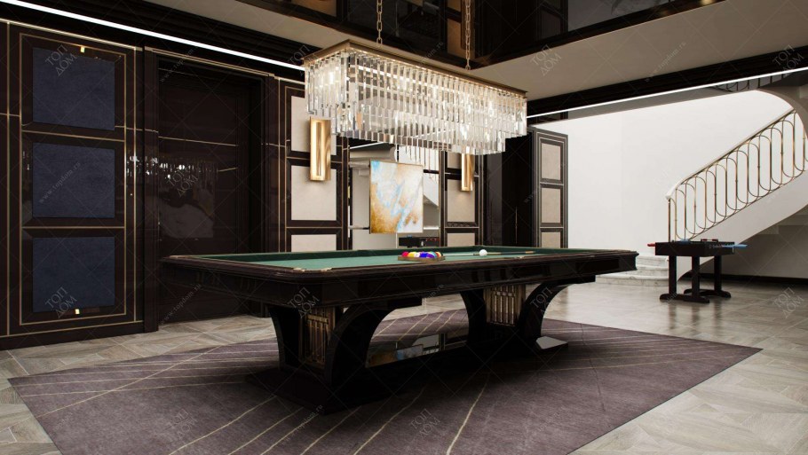 Бильярдная в современном стиле