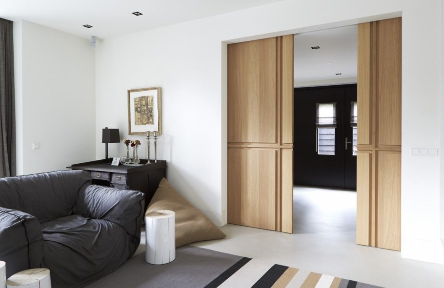 Раздвижные двери межкомнатные в интерьере