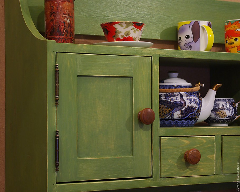 Кухонный шкаф в стиле Прованс