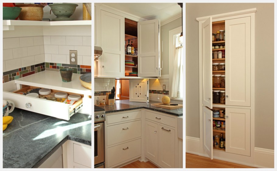 Кухонные шкафы в интерьере