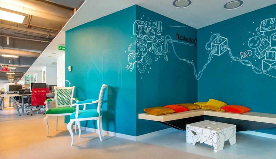 Роспись стен в офисе