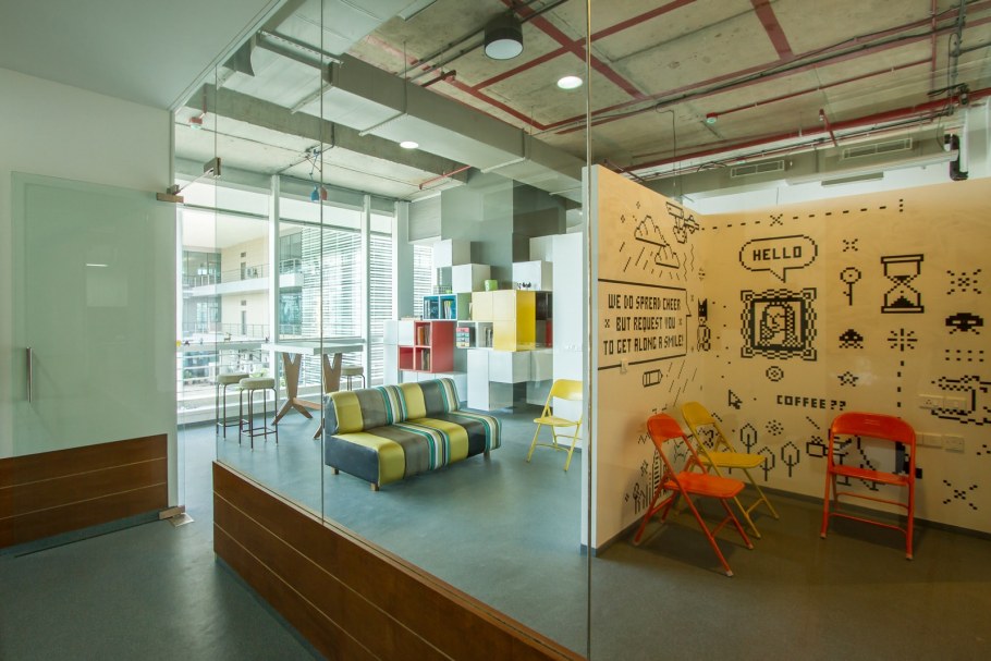 Креативный офисный интерьер