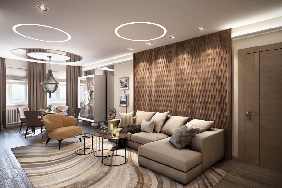 Гостиная в частном доме