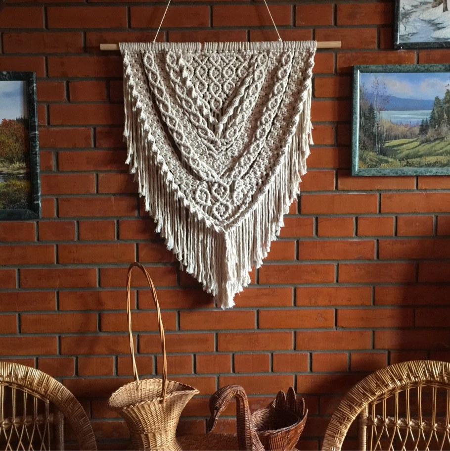 Макраме в интерьере квартиры