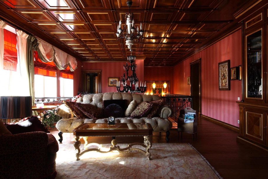 Староанглийский стиль в интерьере