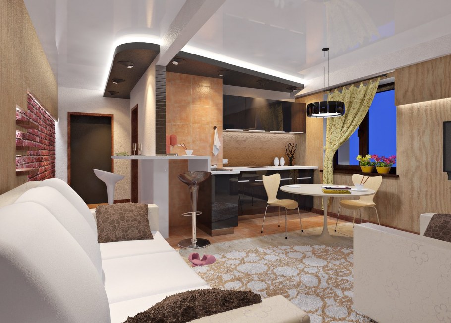 Кухня студия