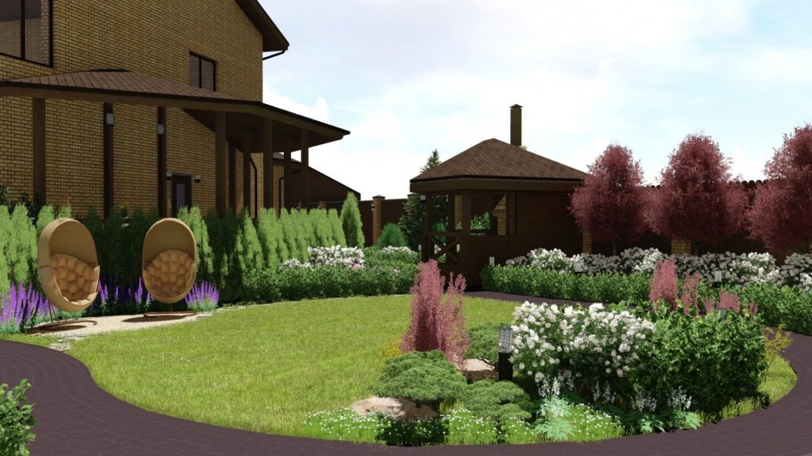 Дворянская усадьба ландшафт