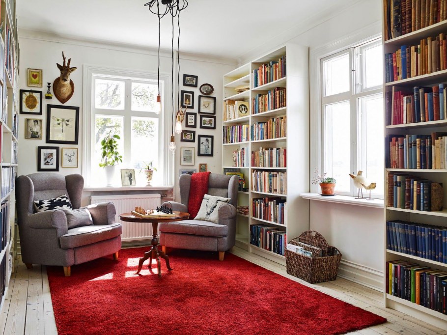 Домашний офис в скандинавском стиле