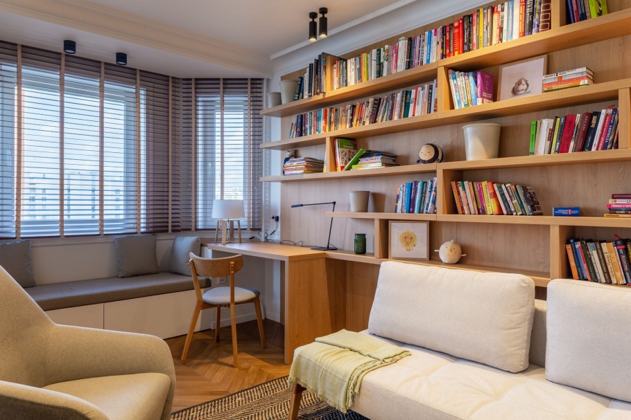 Стильный домашний кабинет