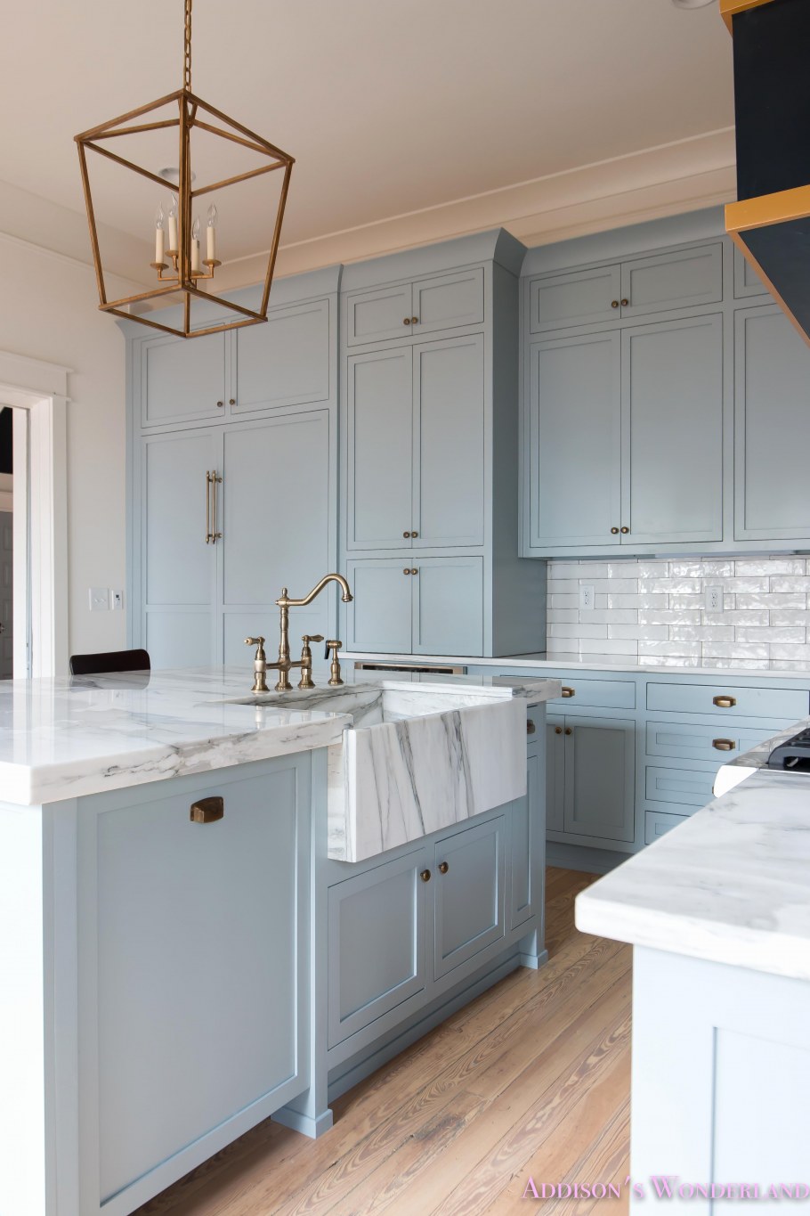 Кухонный гарнитур "Прованс" Роял Вуд голубой