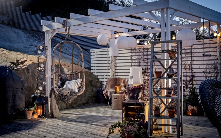 Беседки, веранды в скандинавском стиле