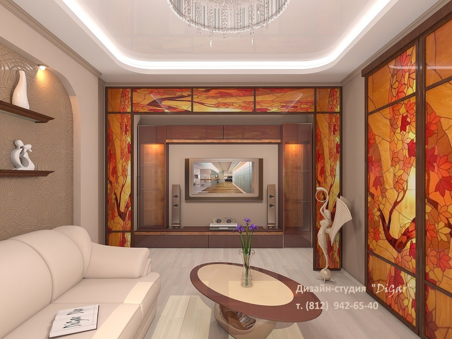 Квартира студия в современном стиле