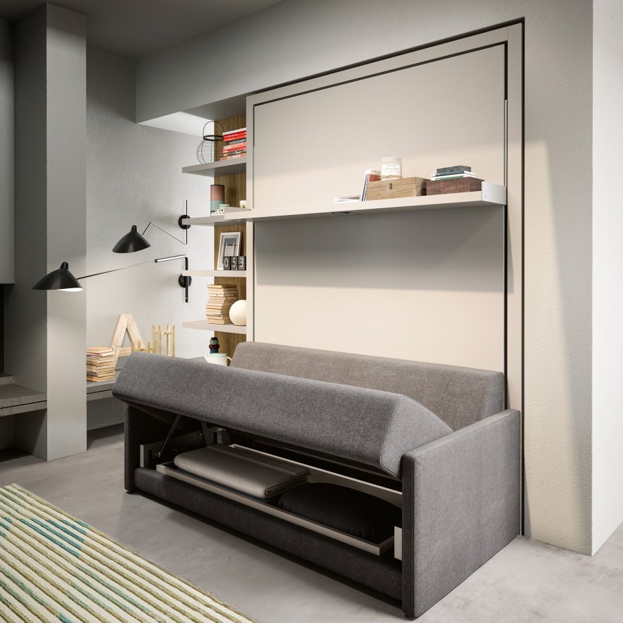 Кровать Мерфи с диваном