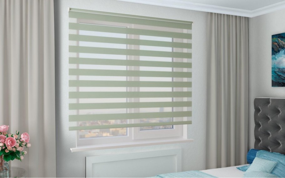 Рулонная штора день ночь 120*180