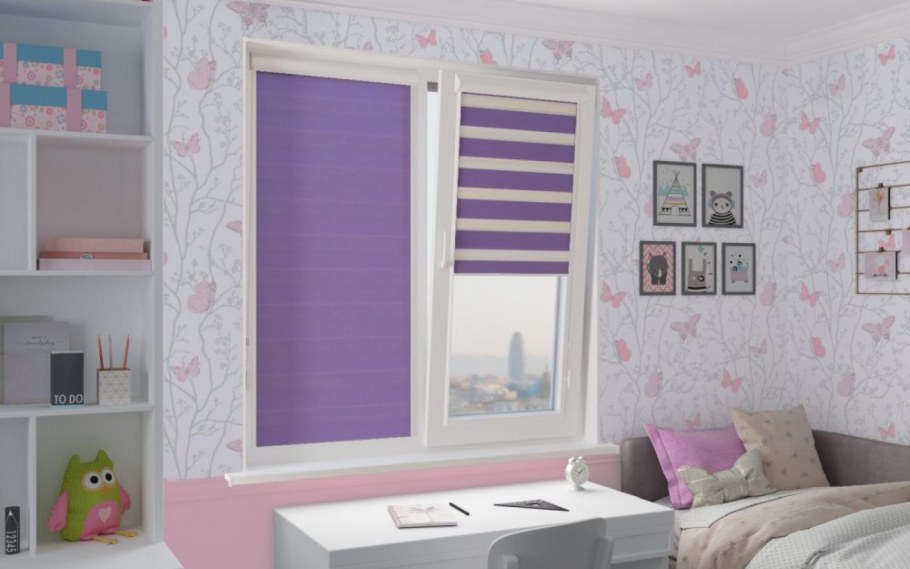 Рулонная штора Delfa день-ночь лён 700