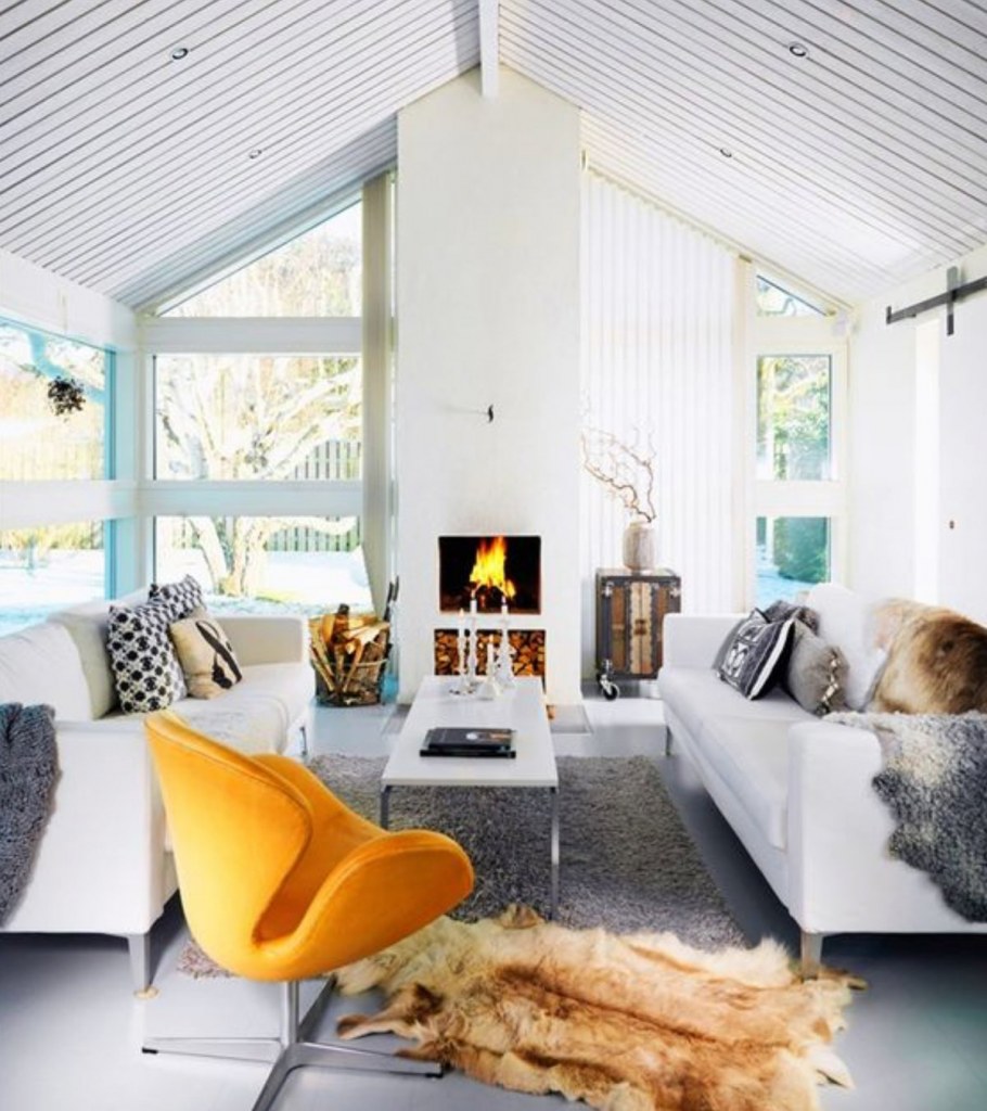 Домик в скандинавском стиле интерьер