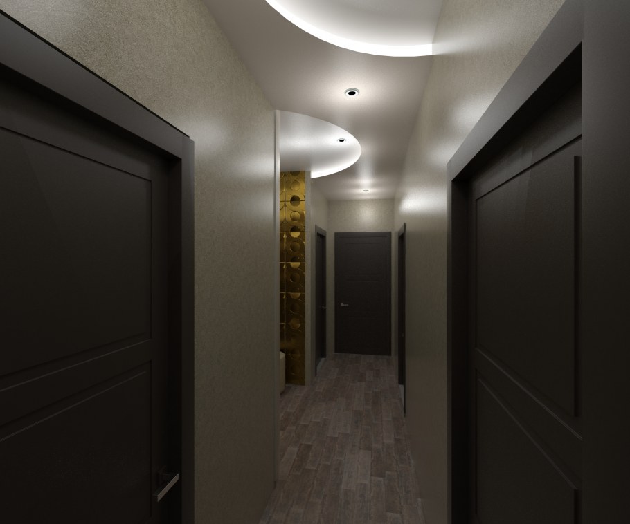 Красивая прихожая в трешке