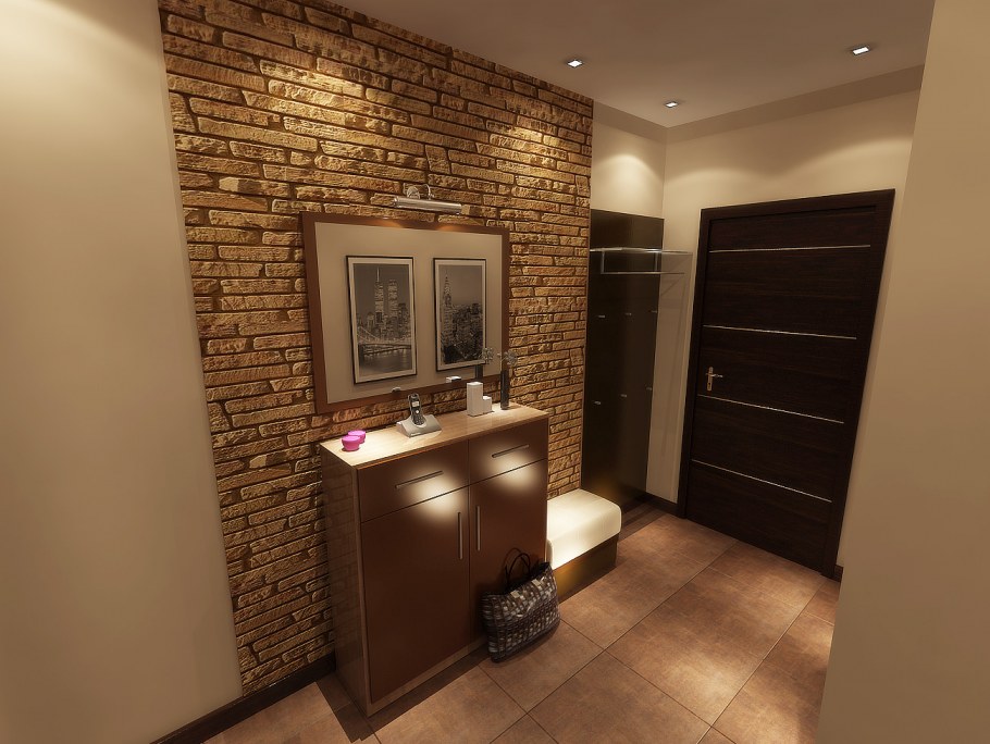 Коридор в Московской двушке