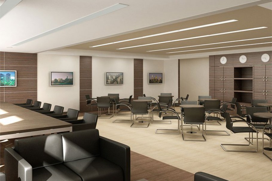 Интерьер конференц зала административного здания