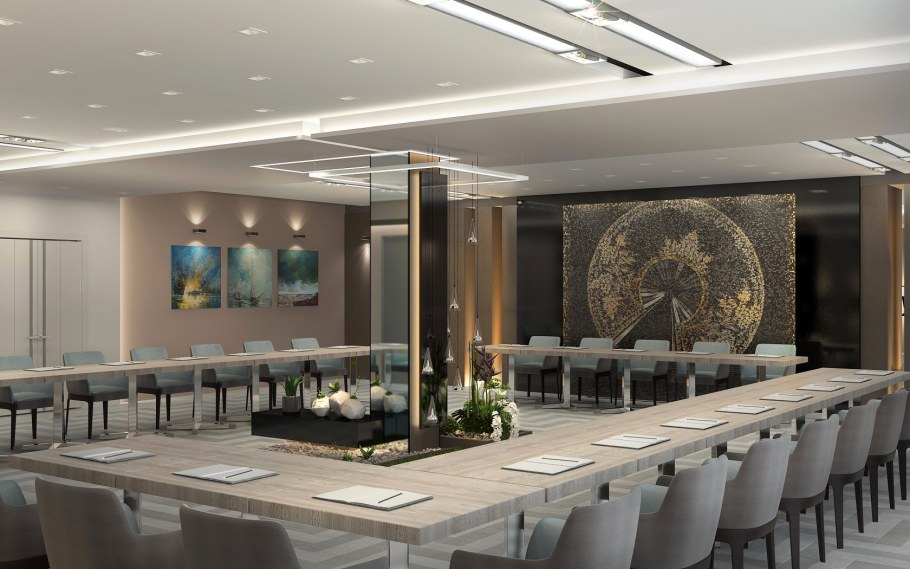 Конференц зал с колоннами