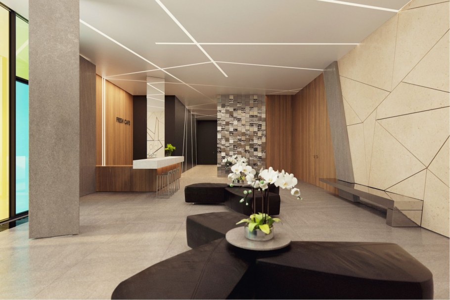 Лобби в домах бизнес класса