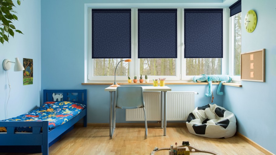 Миниролл DECOFEST блэкаут "сатин" джинсовый