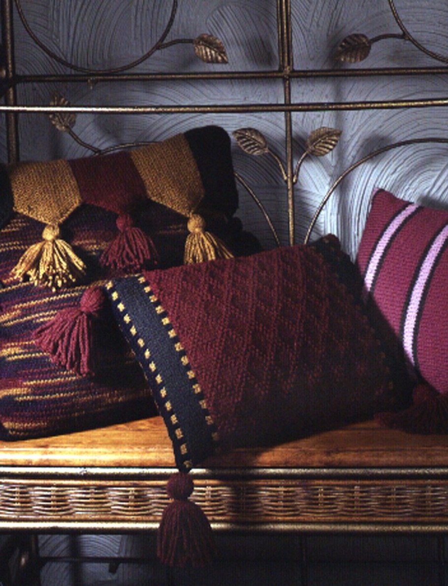 Вязаные пледы в английском стиле